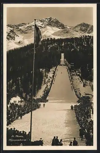 AK St. Moritz, Olympiaschanze zum Wettkampf