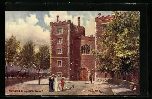 Künstler-AK Charles F. Flower: London, Entrance to Lambeth Palace