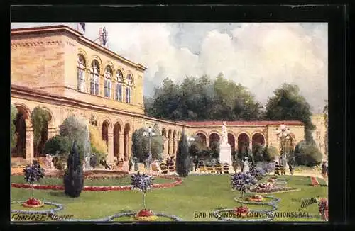 Künstler-AK Charles F. Flower: Bad Kissingen, Conversationssaal
