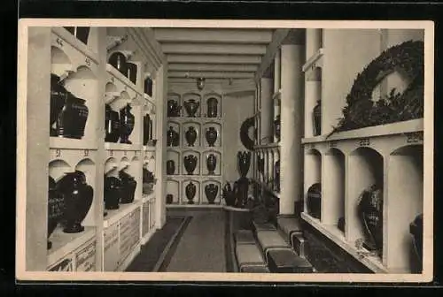 AK Velsen, Crematorium, Niswanden in het Columbarium