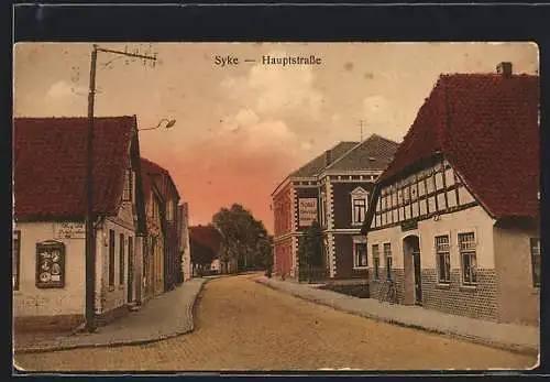 AK Syke, Hotel Wessel in der Hauptstrasse