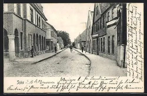 AK Syke, Hotel Deutsches Haus in der Hauptstrasse