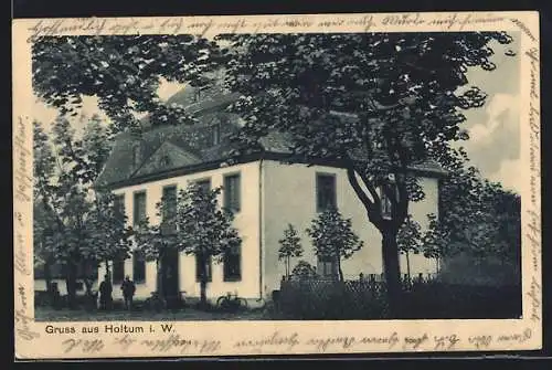 AK Holtum / Werl, Gasthaus zum Birkenbaum von Franz Wenner