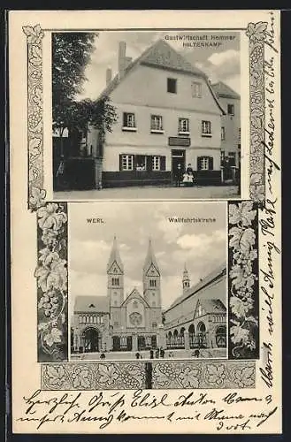 AK Werl, Gastwirtschaft Hemmer, Wallfahrtskirche