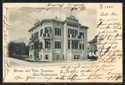 AK Bad-Reichenhall, Das Hotel Villa Romana