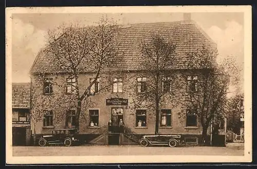 AK Werl i. W., Das Hotel Westfälischer Hof, Inh. Friedr. Kötter
