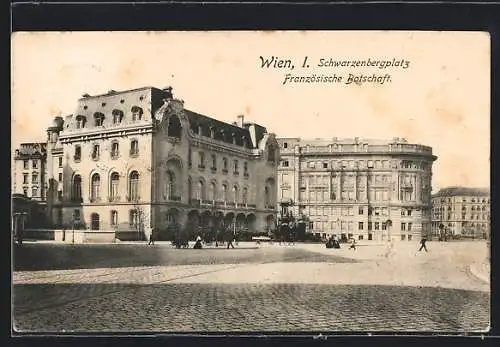 AK Wien, Französische Botschaft, Schwarzenbergplatz