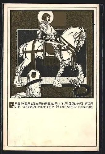 AK Mödling, Realgymnasium für die Verwundeten Krieger 1914-1915