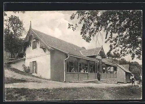 AK Schrattenbach, Franz Stickler`s Gasthaus zur Linde, Schrattenstein