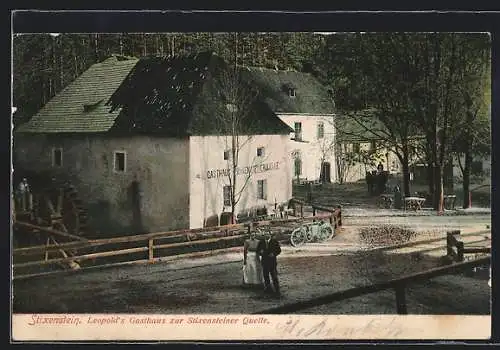 AK Ternitz, Stixenstein, Leopold`s Gasthaus zur Stixensteiner Quelle