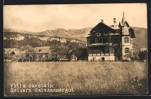 AK Goisern /Salzkammergut, Die Pension Villa Sarstein