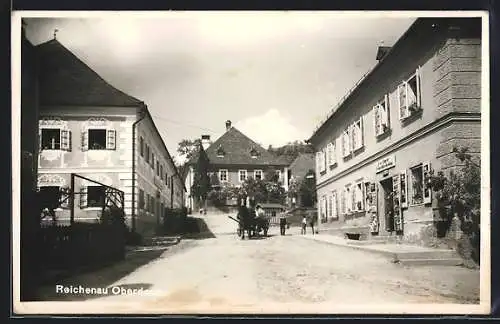 AK Reichenau /Oberdonau, Franz Strageder`s Gemischtwarenhandlung