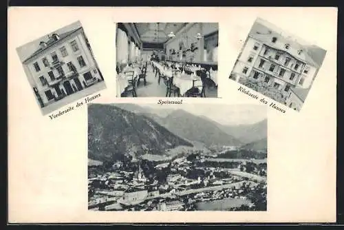 AK Bad Ischl, Ansichten vom Hotel Franz Karl, Ortsansicht