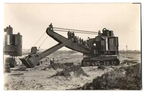 20 Fotografien unbekannter Fotograf, Ansicht Namibia, Elisabethbucht, Diamantenmine, Bergwerk, Bergbau, Bergleute