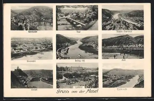 AK Trier, Bernkastel, Zell, Bullay-Alf, Cochem