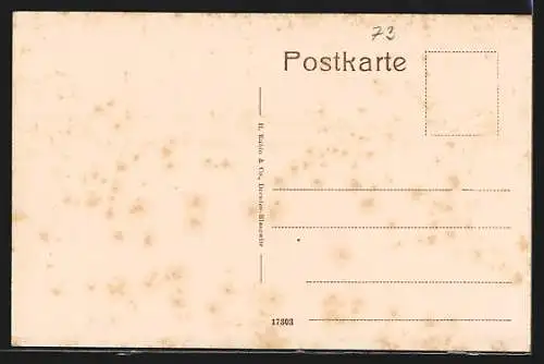 AK Ebersbach a. Fils, Teilansicht mit Kirche