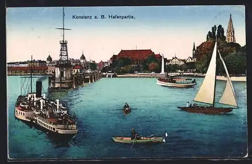 AK Konstanz a. B., Hafenpartie