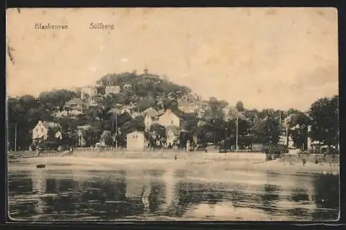 AK Hamburg-Blankenese, Süllberg mit Hotel