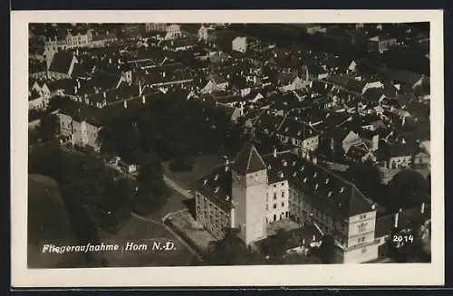 AK Horn, Teilansicht, Fliegeraufnahme