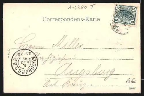 AK Zell am Ziller, Motiv mit Kirche