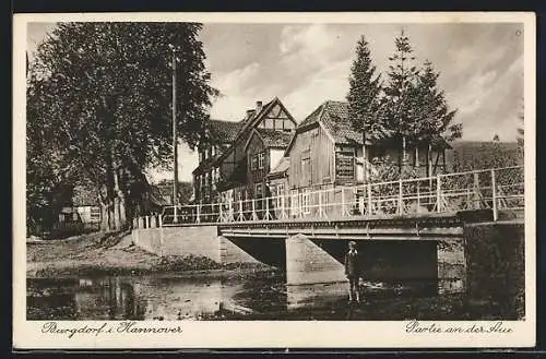 AK Burgdorf i. Hannover, Partie an der Aue