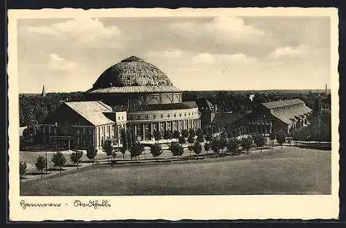 AK Hannover, Blick auf die Stadthalle