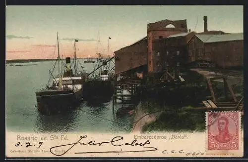 AK Rosario de Sante Fé, Embarcaderos Davis