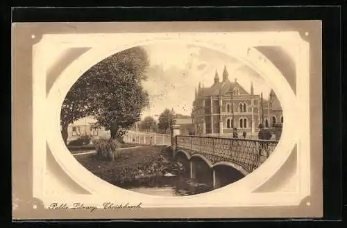 Präge-AK Christchurch, Public Library