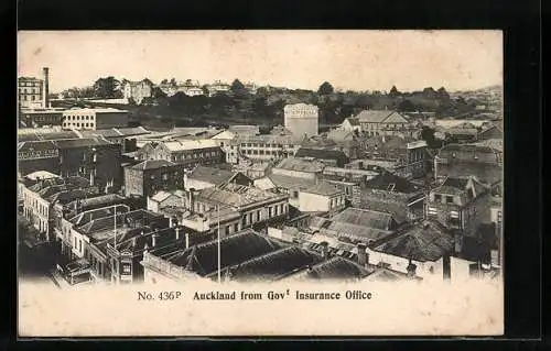 AK Auckland, View from Govt. Insurance Office