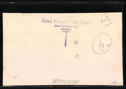 AK Masterton, Street with Church and Daily Times Building