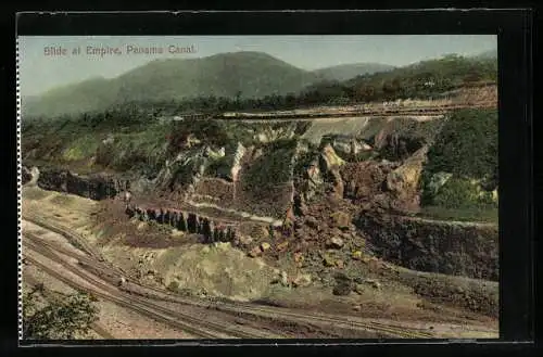 AK Panama Canal, Slide at Empire