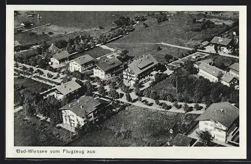 AK Bad-Wiessee, Teilansicht vom Flugzeug aus