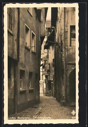 AK Lindau / Bodensee, Zitronengässele, Schlossermeister
