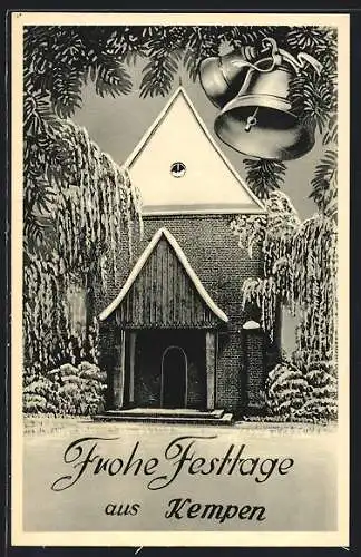 AK Kempen, Kirche, Osterglocken