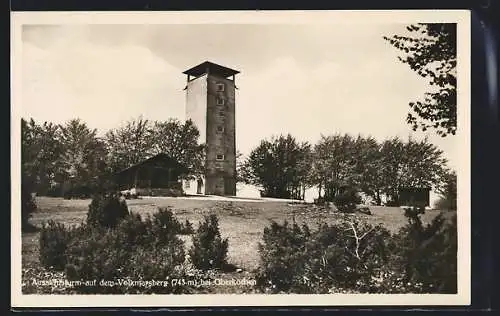 AK Oberkochen, Aussichtsturm auf dem Volkmarsberg