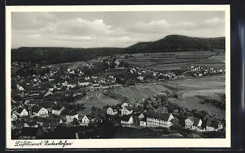AK Unterkochen, Totalansicht aus der Vogelschau