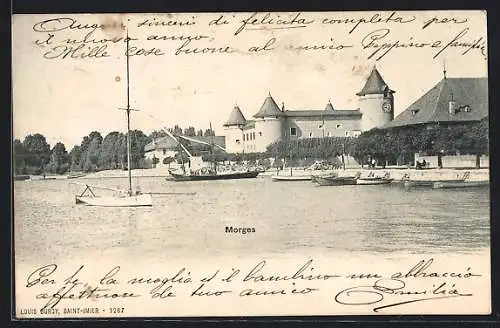 AK Morges, Boote am Hafen