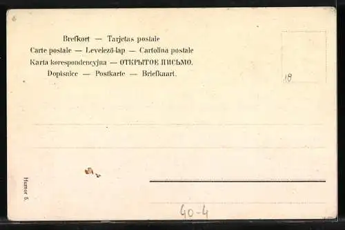 AK Betrunkener ist auf der Wiese eingeschlafen, Trinkerhumor