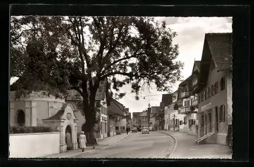 AK Diessen am Ammersee, Prinz-Ludwig-Strasse mit Schuhgeschäft