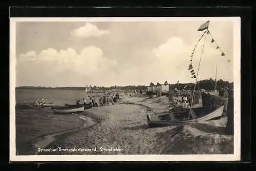 AK Timmendorferstrand, Ostseebad, Strandleben