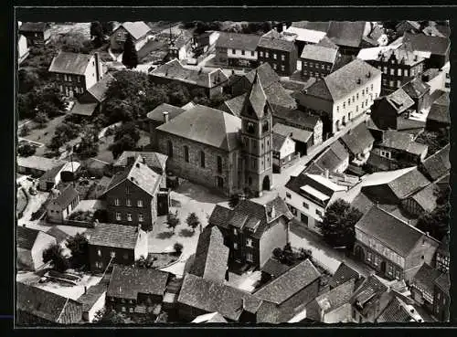 AK Westum bei Sinzig, Ortspartie aus der Vogelschau