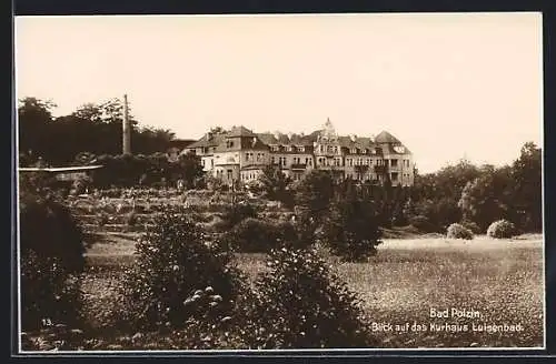 AK Bad Polzin, Blick auf das Kurhaus Luisenbad