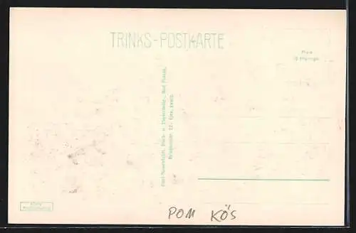 AK Bad Polzin, Blick auf das Kurhaus Luisenbad