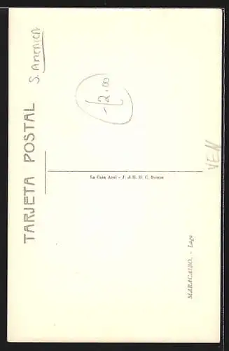 AK Maracaibo, Segelschiff auf dem Wasser