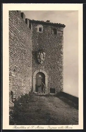 AK S. Marino, Ingresso aella Rocca