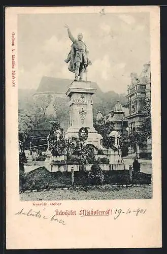 AK Miskolcz, Kossuth szobor
