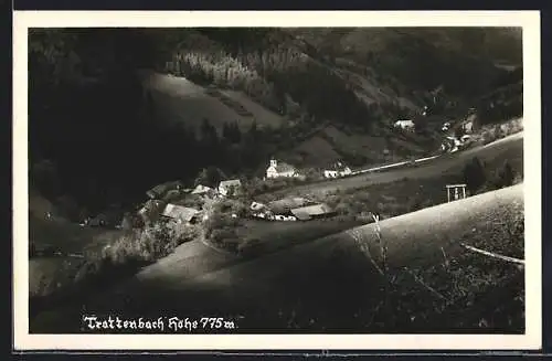 AK Trattenbach /N. Ö., Gesamtansicht aus der Vogelschau