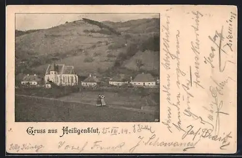 AK Raxendorf, Heiligenblut, Ortsansicht