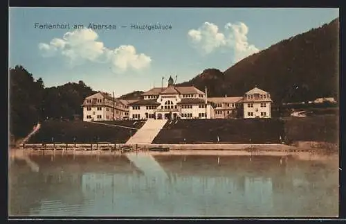 AK St. Gilgen, Ferienhort am Abersee, Hauptgebäude