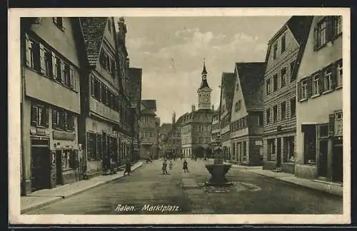 AK Aalen, Geschäfte am Marktplatz